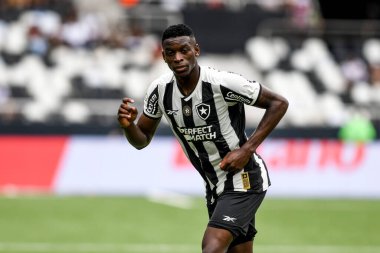 Rio, Brezilya, 8 Aralık 2024 - Luiz Henrique, Brezilya Şampiyonası 'nda Botafogo ile Sao Paulo arasında oynanan maçta Nilton Santos Stadyumu' nda 36.