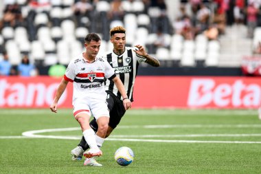 Rio, Brezilya, 8 Aralık 2024 - Brezilya Şampiyonası 'nda Botafogo ile Sao Paulo arasında oynanan maçta Nilton Santos Stadyumu' nda 36.