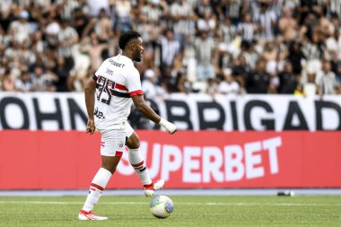 Rio, Brezilya, 8 Aralık 2024 - Botafogo ile Sao Paulo arasında oynanan maçta Brezilya Şampiyonası, Nilton Santos Stadyumu 'nda 36.