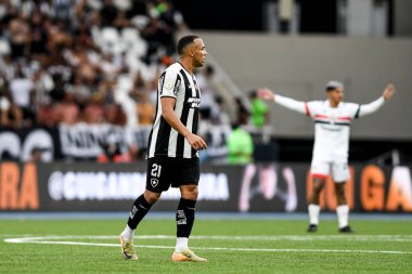 Rio, Brezilya, 8 Aralık 2024 - Brezilya Şampiyonası 'nda Botafogo ile Sao Paulo arasında oynanan maçta Marcal oyuncusu, Nilton Santos Stadyumu' nda 36.
