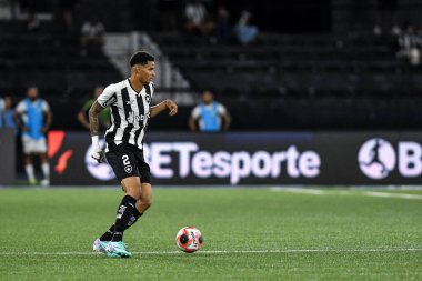 Rio, Brezilya - 14 Kasım 2025: Nilton Santos Stadyumu 'nda düzenlenen Carioca Şampiyonası' nda Botafogo x Portuguesa arasında oynanan maçta Newton oyuncusu