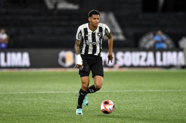 Rio, Brezilya - 14 Kasım 2025: Nilton Santos Stadyumu 'nda düzenlenen Carioca Şampiyonası' nda Botafogo x Portuguesa arasında oynanan maçta Newton oyuncusu