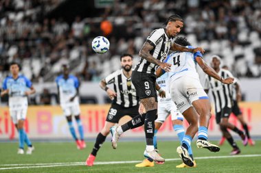 Rio, Brezilya - Abril 30, 2025: Brezilya 'nın Nilton Santos Stadyumu' nda oynanan Botafogo x Capital maçında Ryan Cruz oyuncu