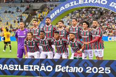 Rio, Brezilya - Mayıs 03, 2025: Maracana Stadyumu 'nda oynanan Fluminense x Sport maçında Brezilya Şampiyonası' nın 7rd.