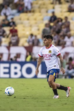 Rio de Janeiro, Brezilya - 14 Mayıs 2025: Ariel Uribe, Fluminense (BRA) ve Fluminense x Union Espanola (CHI) arasında Maracana Stadyumu 'nda oynanan 5.