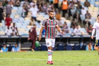 Rio de Janeiro, Brezilya - 14 Mayıs 2025: Samuel Xavier, Fluminense (BRA) ve Fluminense x Union Espanola (CHI) arasında Maracana Stadyumu 'nda oynanan 5.