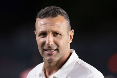 Rio de Janeiro, Brezilya - 27 Mayıs 2025: Brezilya 'dan Vasco ile Peru' dan Melgar arasında oynanan futbol maçında Sao Januario Stadyumu 'nda oynanan Sudamerica Kupası 2025 numaralı turda Walter Ribonetto koçluk yaptı.