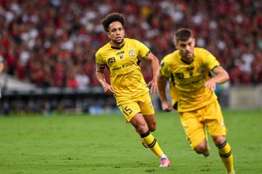 Rio de Janeiro, Brezilya - 28 Mayıs 2025, Maracana Libertadores Kupası 'nda Flamengo ve Deportivo Takira ile oynanan karşılaşmada Cova