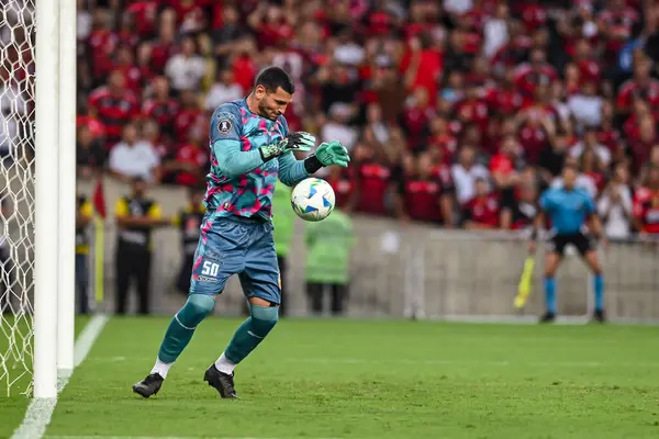 Rio de Janeiro, Brezilya - 28 Mayıs 2025, Maracana Libertadores Kupası 'nda Flamengo ve Deportivo Takira ile oynanan maçta Camargo
