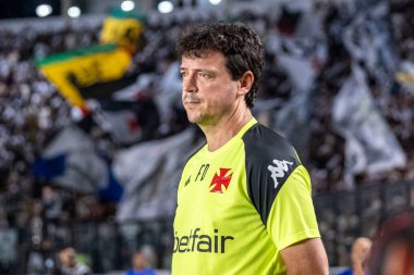 Rio, Brezilya - 31 Mayıs 2025: Fernando Diniz koçu Vasco x Bragantino arasında oynanan maçta Sao Januario Stadyumu 'nda oynanan 11.