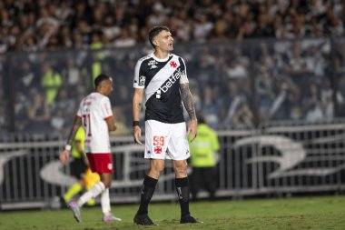 Rio, Brezilya - 31 Mayıs 2025: Sao Januario Stadyumu 'nda Vasco x Bragantino arasında oynanan maçta Vegetti oyuncusu