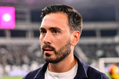 Rio, Brezilya - 16 Temmuz 2025: Nilton Santos Stadyumu 'nda oynanan Botafogo x Vitoria maçında Davide Ancelotti koçu