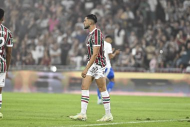 Rio, Brezilya - 17 Temmuz 2025: Fluminense x Cruzeiro arasındaki maçta Freytes oyuncusu Maracana Stadyumu 'nda Brezilya Şampiyonası' nın 14. turunda