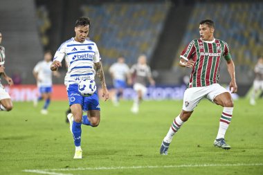 Rio, Brezilya - 17 Temmuz 2025: Kaio Jorge Fluminense x Cruzeiro arasında oynanan maçta Maracana Stadyumu 'nda oynanan Brezilya Şampiyonası' nın 14. turunda