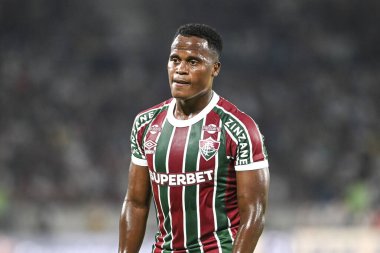 Rio, Brezilya - 17 Temmuz 2025: Maracana Stadyumu 'nda oynanan Fluminense x Cruzeiro maçında Brezilya Şampiyonası' nın 14. raundunda Alman Cano oyuncusu