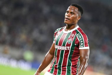 Rio, Brezilya - 17 Temmuz 2025: Fluminense x Cruzeiro arasındaki maçta Jhon Arias Maracana Stadyumu 'nda oynanan Brezilya Şampiyonası' nın 14. turunda