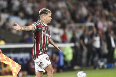 Rio, Brezilya - 17 Temmuz 2025: Fluminense x Cruzeiro arasındaki maçta Soteldo oyuncusu Maracana Stadyumu 'nda oynanan Brezilya Şampiyonası' nın 14. turunda