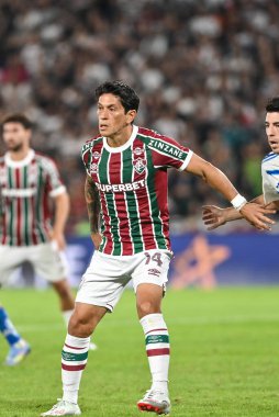 Rio, Brezilya - 17 Temmuz 2025: Maracana Stadyumu 'nda oynanan Fluminense x Cruzeiro maçında Brezilya Şampiyonası' nın 14. raundunda Alman Cano oyuncusu