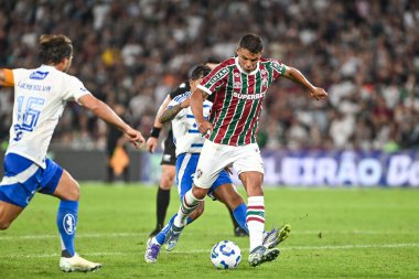 Rio, Brezilya - 17 Temmuz 2025: Maracana Stadyumu 'nda oynanan Fluminense x Cruzeiro maçında Brezilya Şampiyonası' nın 14. raundunda Thiago Silva oyuncusu