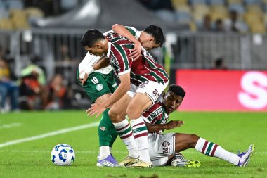 Kelvin Serna durante Fluminense x Palmeiras realizada no Estdio do Maracana, pela 16 rodada do Campeonato Brasileiro 2025, na noite desta quarta-feira (23), no Rio de Janeiro, RJ.