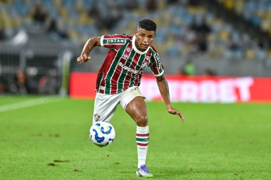 Rio, Brezilya - 23 Temmuz 2025: Maracana Stadyumu 'nda oynanan Fluminense x Palmeiras maçında Brezilya Şampiyonası' nın 16. raundunda Herkül oyuncusu
