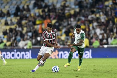 Rio, Brezilya - 23 Temmuz 2025: Maracana Stadyumu 'nda oynanan Fluminense x Palmeiras maçında Brezilya Şampiyonası' nın 16. raundunda Herkül oyuncusu