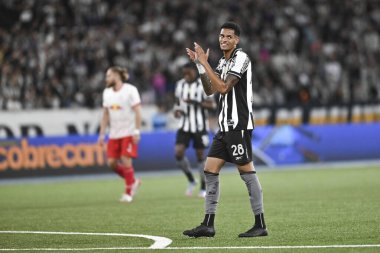 Rio, Brezilya - 29 Temmuz 2025: Botafogo x Redbull Bragantino arasındaki maçta Nilton Santos Stadyumu 'nda oynanan Brezilya Kupası karşılaşmasında Newton oyuncusu
