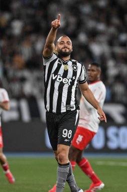 Rio, Brezilya - 29 Temmuz 2025: Arthur Cabral, Botafogo x Redbull Bragantino arasında oynanan maçta Brezilya Kupası 'nın Nilton Santos Stadyumu' nda oynanan 16.