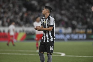 Rio, Brezilya - 29 Temmuz 2025: Botafogo x Redbull Bragantino arasındaki maçta Savarino oyuncusu Nilton Santos Stadyumu 'nda Brezilya Kupası' nın 16.