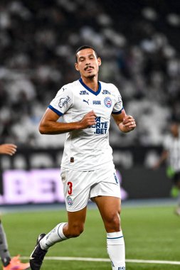 Rio, Brezilya - Ekim 01, 2025: Gabriel Xavier, Brezilya 'nın Nilton Santos Stadyumu' nda düzenlenen Botafogo x Bahia maçında 26.