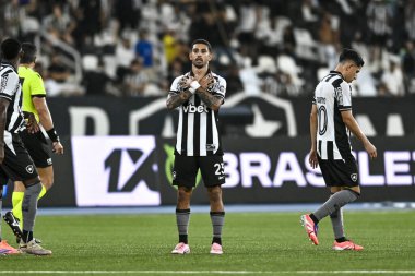 Rio, Brezilya - Ekim 01, 2025: Nilton Santos Stadyumu 'nda düzenlenen Botafogo x Bahia maçında Brezilya Şampiyonası' nın 26.