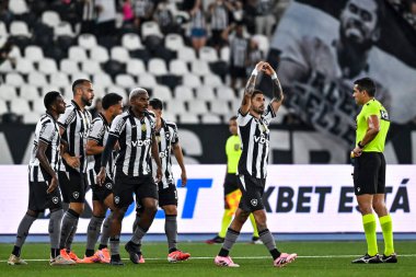 Rio, Brezilya - Ekim 01, 2025: Nilton Santos Stadyumu 'nda düzenlenen Botafogo x Bahia maçında Brezilya Şampiyonası' nın 26.