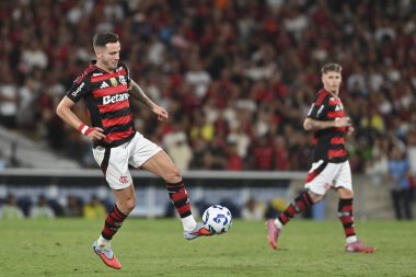 Rio, Brezilya - Ekim 02, 2025: Saul, Flamengo x Cruzeiro arasındaki maçta Maracana Stadyumu 'ndaki Brezilya Şampiyonası' nın 26.