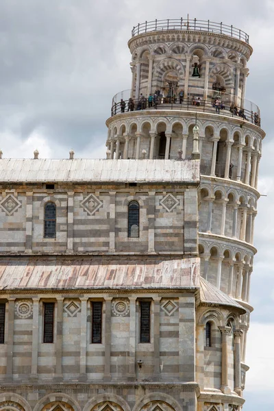 Pisa Itálie Května 2019 Pohled Šikmou Věž Pise Pise Chrám — Stock fotografie