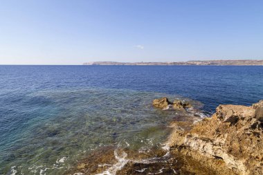 Denizde görüntülemek ve Malta'dan, Europe Gozo Adası.