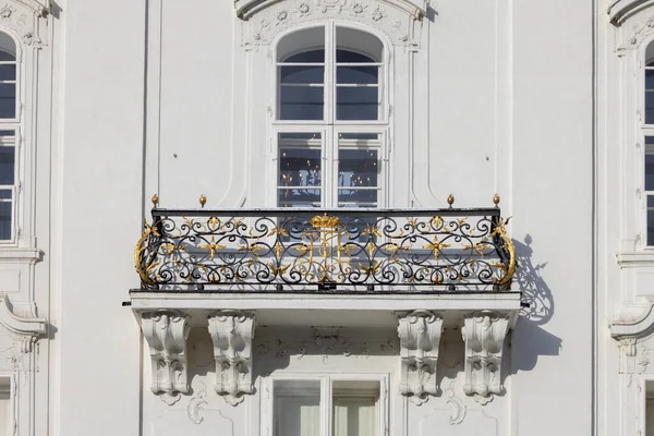 Інсбрук Австрія Лютого 2023 Гофбург Колишній Габсбурзький Палац Декоративний Балкон — стокове фото