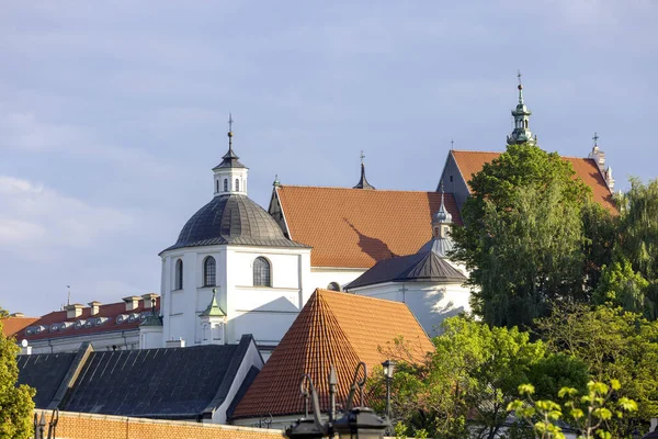 Вид Касл Сквер Монастиря Домініканських Отців Люблін Польща — стокове фото