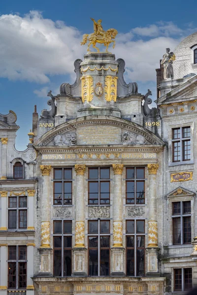 Brussels Belgium May 2023 Facade Tenement House Called Golden Tree — Stock Photo, Image