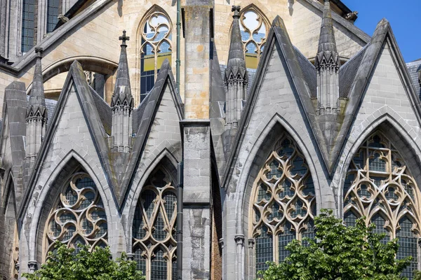 ベルギー ゲント 2023年5月19日 中世の聖ニコラス教会 Sint Niklaaskerk 市内で最も有名なランドマークの1つ — ストック写真