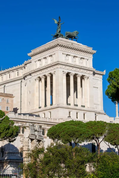 意大利罗马 2020年10月8日 维克多 伊曼纽尔二世纪念碑 Victor Emmanuel Monumento Nazionale Vittorio Emanuele — 图库照片