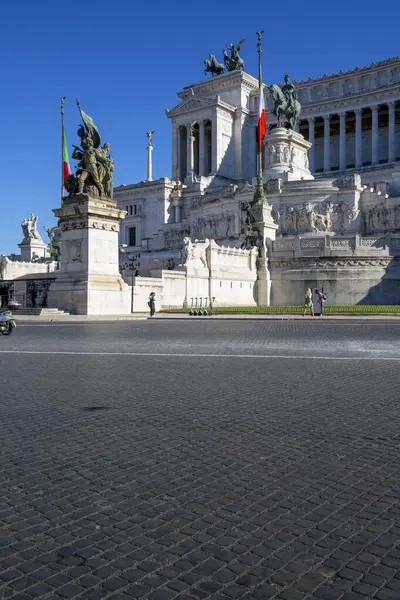 Roma Italia Octubre 2020 Monumento Víctor Manuel Monumento Nazionale Vittorio — Foto de Stock