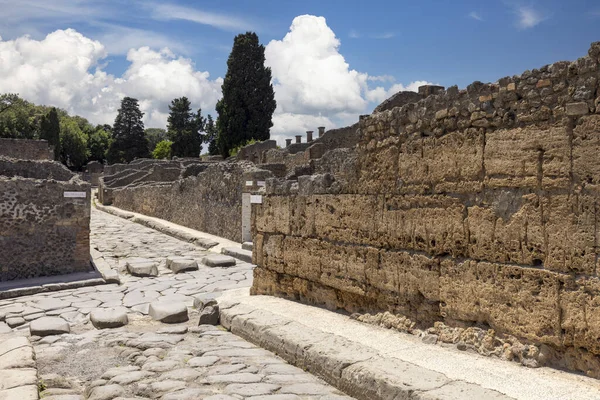 Pompeya Nápoles Italia Junio 2021 Ruinas Una Antigua Ciudad Destruida — Foto de Stock