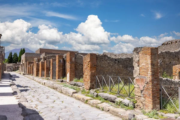 Pompeii Nápoly Olaszország 2021 Június Egy Ősi Város Romjai Melyet — Stock Fotó