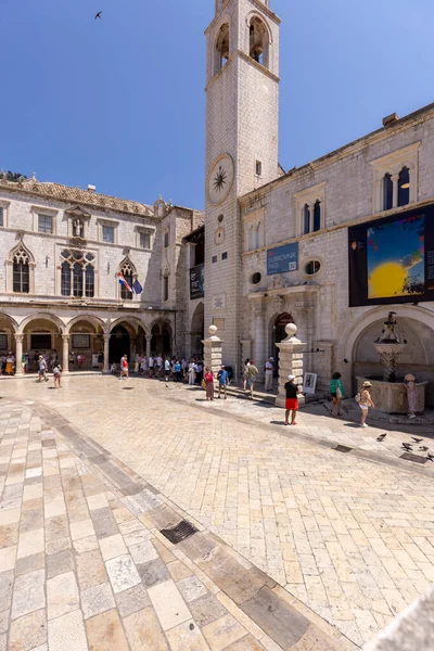 Dubrovnik Croatia June 2023 16Th Century Sponza Palace Also Called — Stock Photo, Image