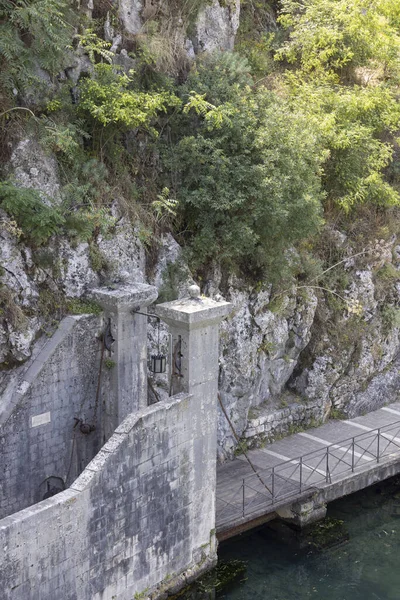 Kotor Montenegro Juni 2023 Alte Stadtmauern Mit Gurdischem Tor Südtor Stockbild