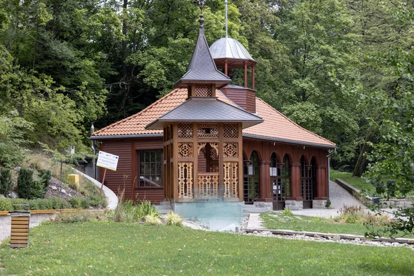 Krynica Zdroj Poland August 2022 Old Wooden Building Pump Room Stock Image