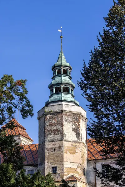 Niemodlin Opole Πολωνία Οκτωβρίου 2021 Μεσαιωνικό Κάστρο Niemodlin Δουκάτο Του — Φωτογραφία Αρχείου