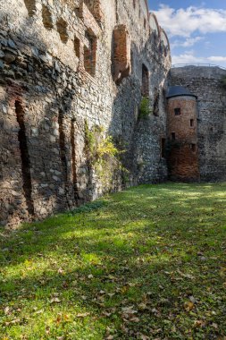 Zabkowice Slaskie, Polonya - 2 Ekim 2021 Rönesans Dükü Kalesi, 16. yüzyıl savunma binası, Aşağı Silezya Voyvoda Kalesi