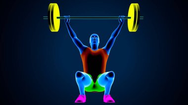 Erkek kalp anatomisi. 3d illüstrasyon