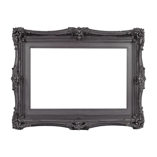 Rectangular Frame Border Classical Washed Out Shabby Chic Style Black Royalty Free Stock Images